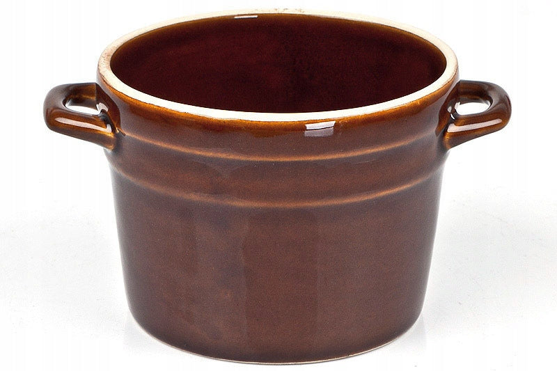 Stoneware Crock Krystynka Q16 1.5L for Pickling Cucumbers and Cabbage