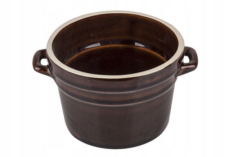 Stoneware Pot Krystynka Q11 0.5L for Lard Pickled Cucumbers Brand Krystynka