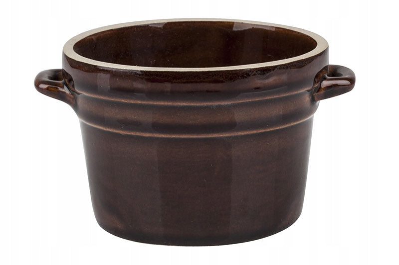 Stoneware Pot Krystynka Q11 0.5L for Lard Pickled Cucumbers