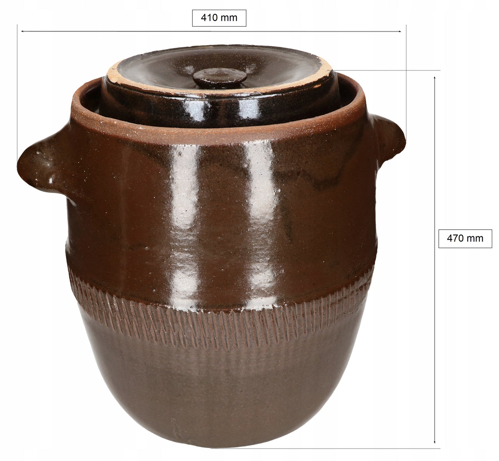 Stoneware barrel 30L pot with lid for pickling cucumbers cabbage stoneware Manufacturer code 9445