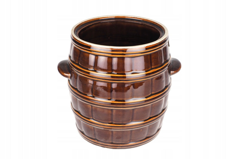 Stoneware barrel Krystynka 8L pickling barrel without lid