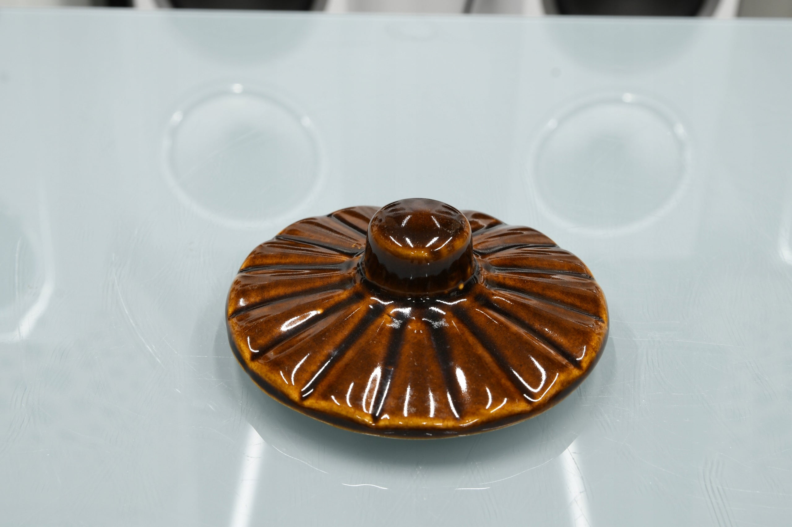 Stoneware lid 12 cm Krystynka for cucumber and cabbage barrel Manufacturer code Pokrywka kamionkowa 12 cm Krystynka