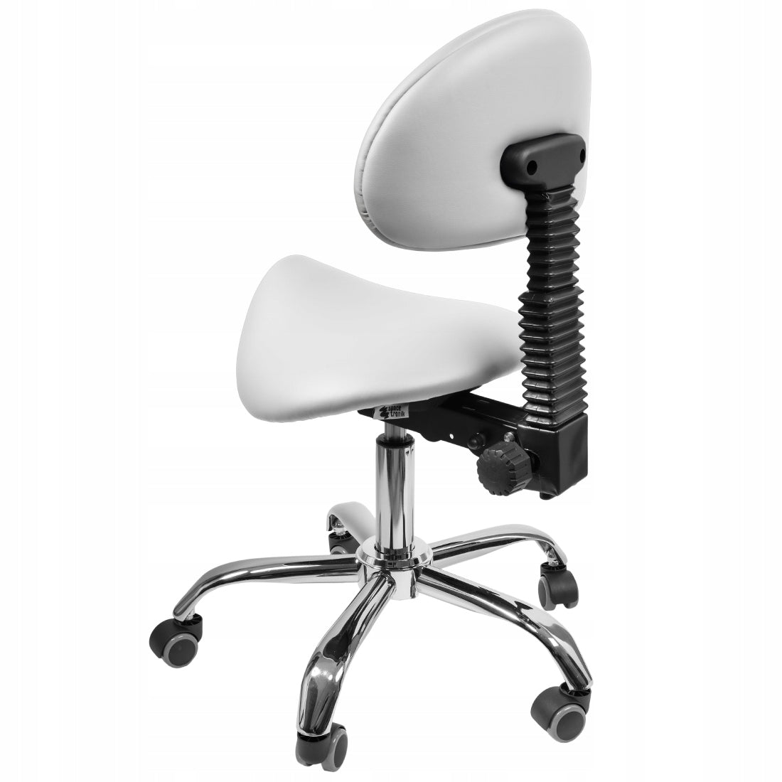 Stool Chair Cosmetic Stool Spacetronik Saddle Hoker white ADJUSTMENT Upholstery color white