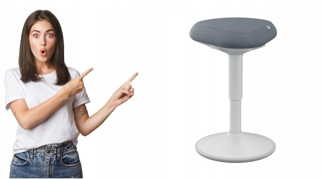 Stool LEITZ ERGO light grey