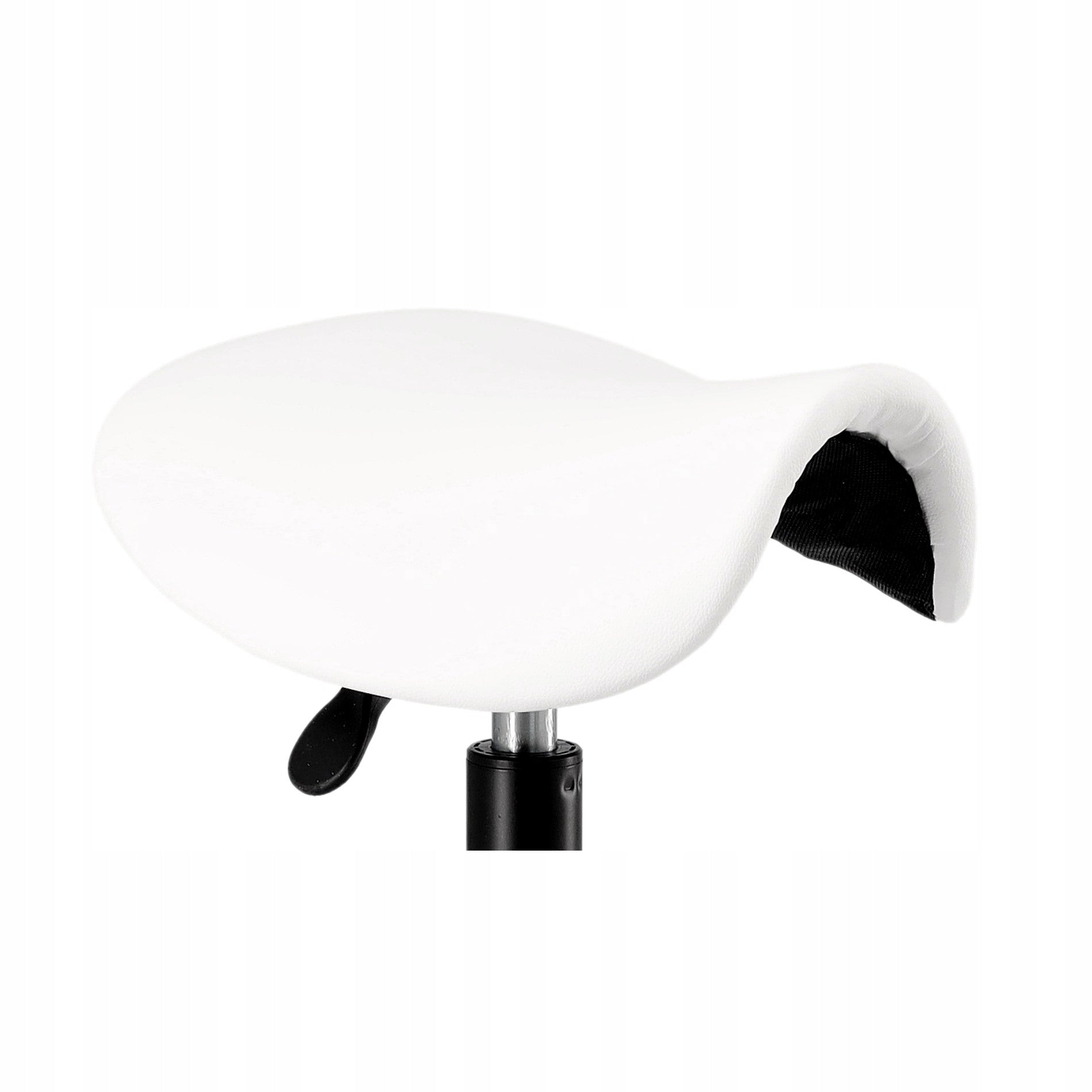 Stool on wheels swivel saddle for beauty salon Model Taboret kosmetyczny