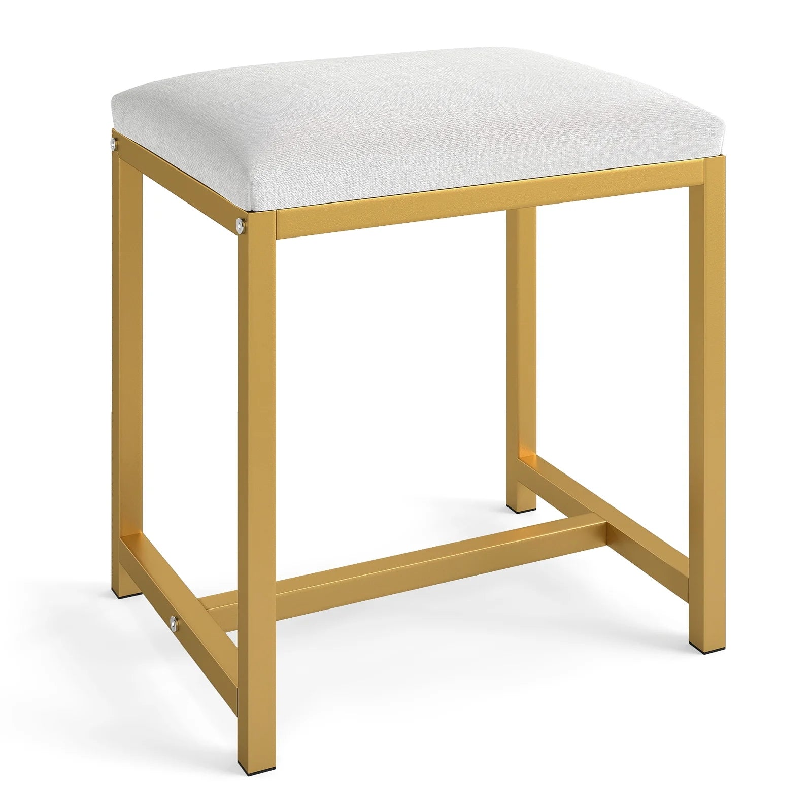 Stool with soft upholstered seat Dressing table stool