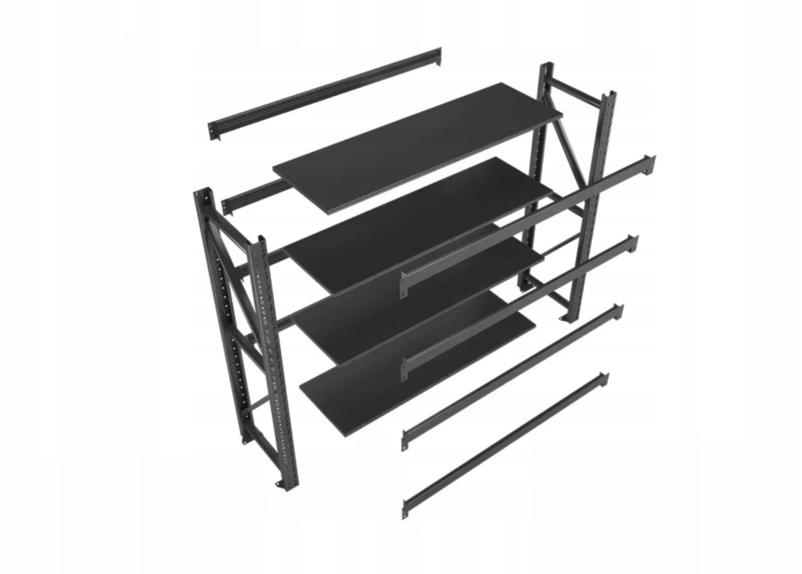 Storage Rack Metal Workshop 4-SHELF 500kg per shelf Solid Loft Manufacturer code Metis Global Rack 500kg