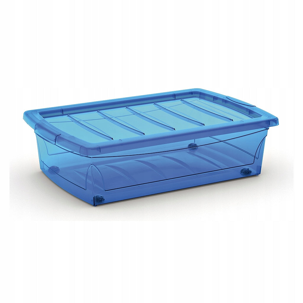 Storage container blue with lid 25l Brand Kis