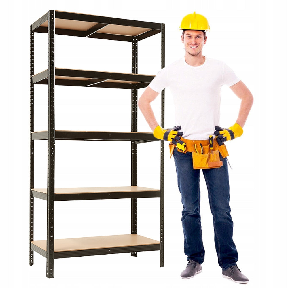 Storage rack 220x110x45cm black metal strong garage 175kg per shelf Manufacturer code Z302276