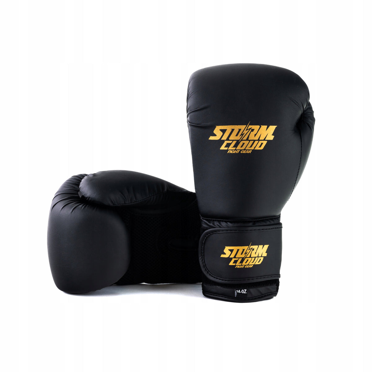 StormCloud Boxing Gloves Rookie Black/Gold 14oz
