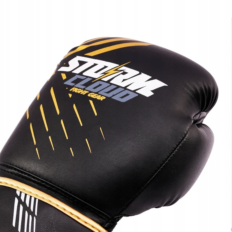 StormCloud Boxing Gloves for Kids Lynx Black and Gold r 6oz Brand Storm Cloud