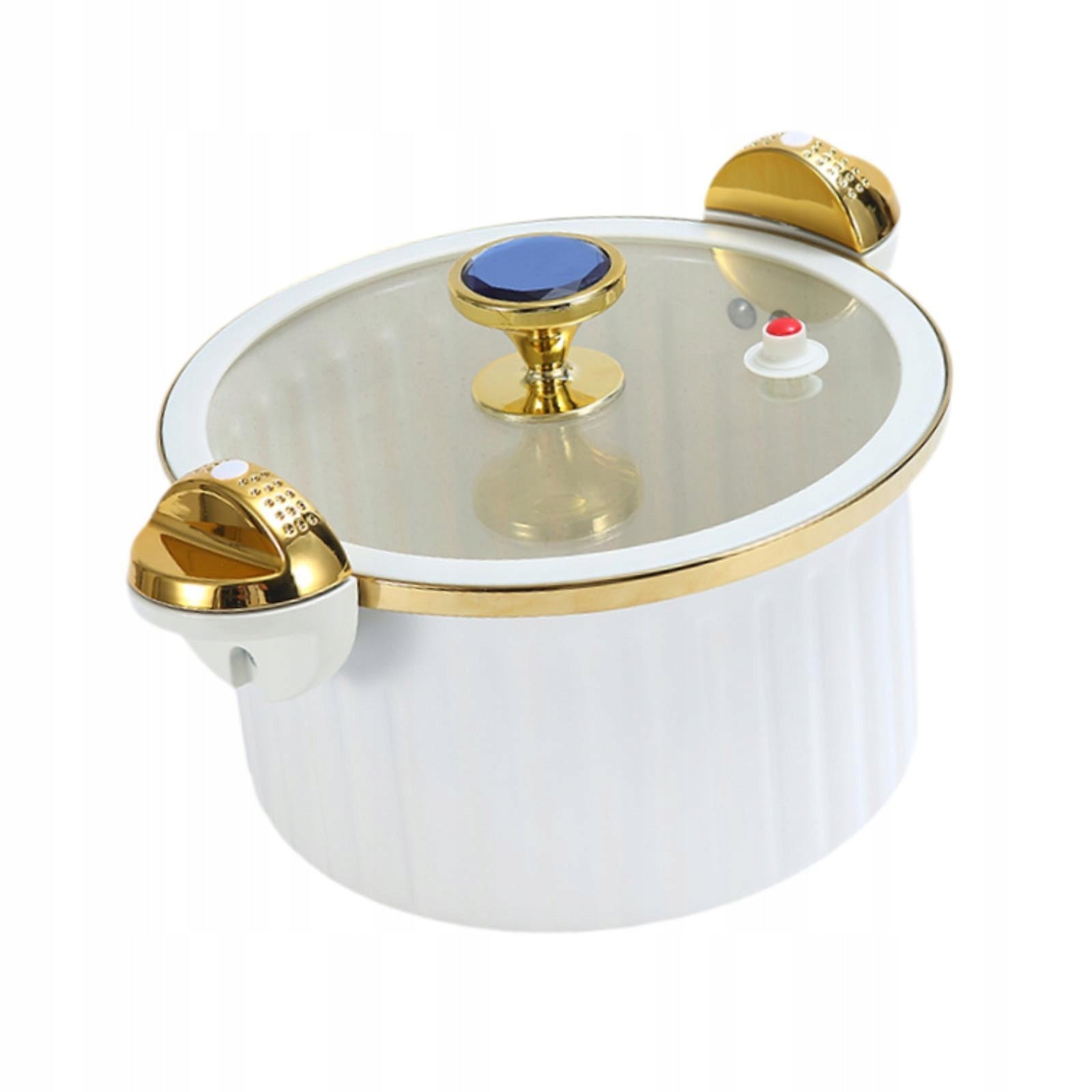 Stovetop Pot 7L Milk Sauce Hot Pot Stew Pot with Cover Pressure Stew white Brand no brand