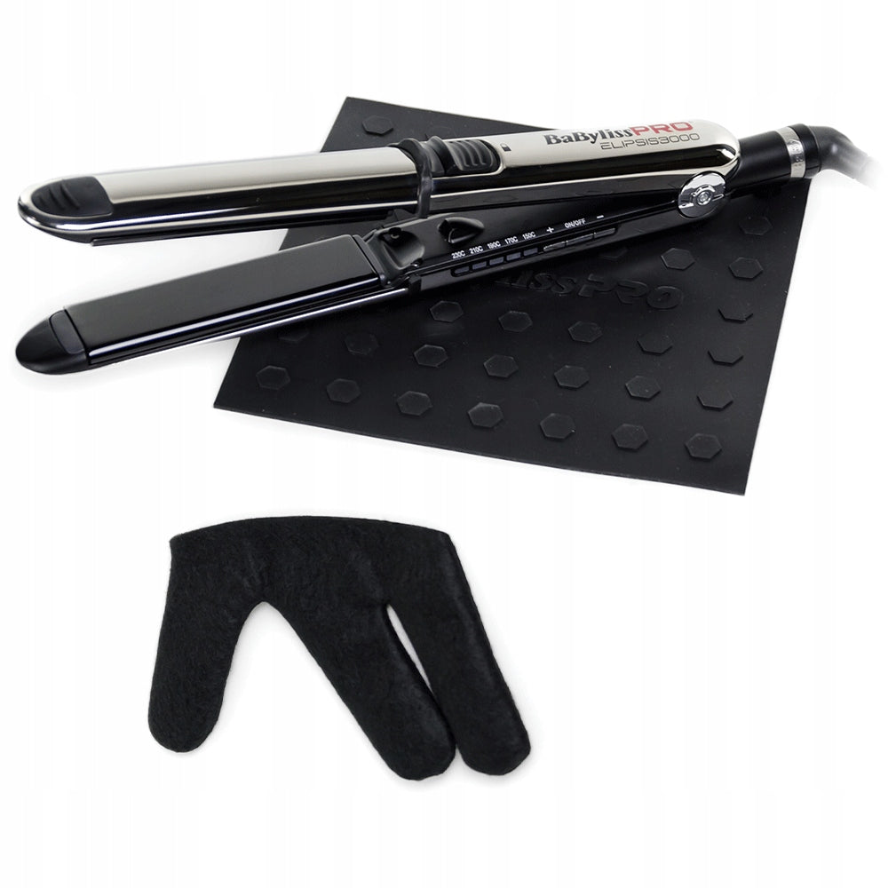Straightener BABYLISS PRO Elipsis 3000 BAB3000EPE +MATA +GLOVE Brand BaByliss