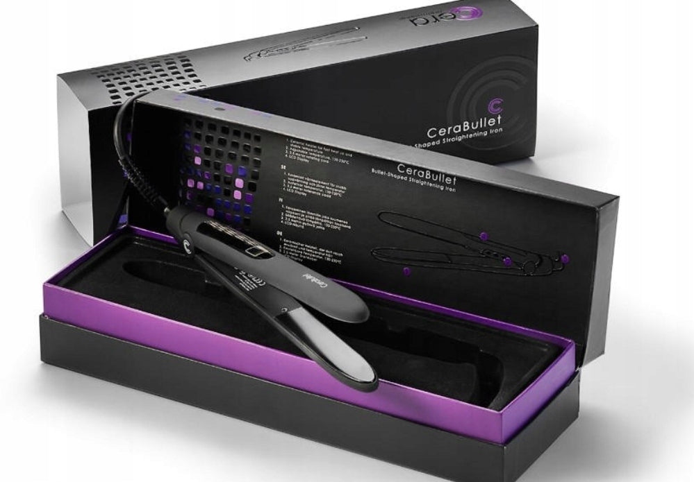 Straightener CeraSeries Tourmaline ceramic bullet with 230 °C ionization Packaging status original