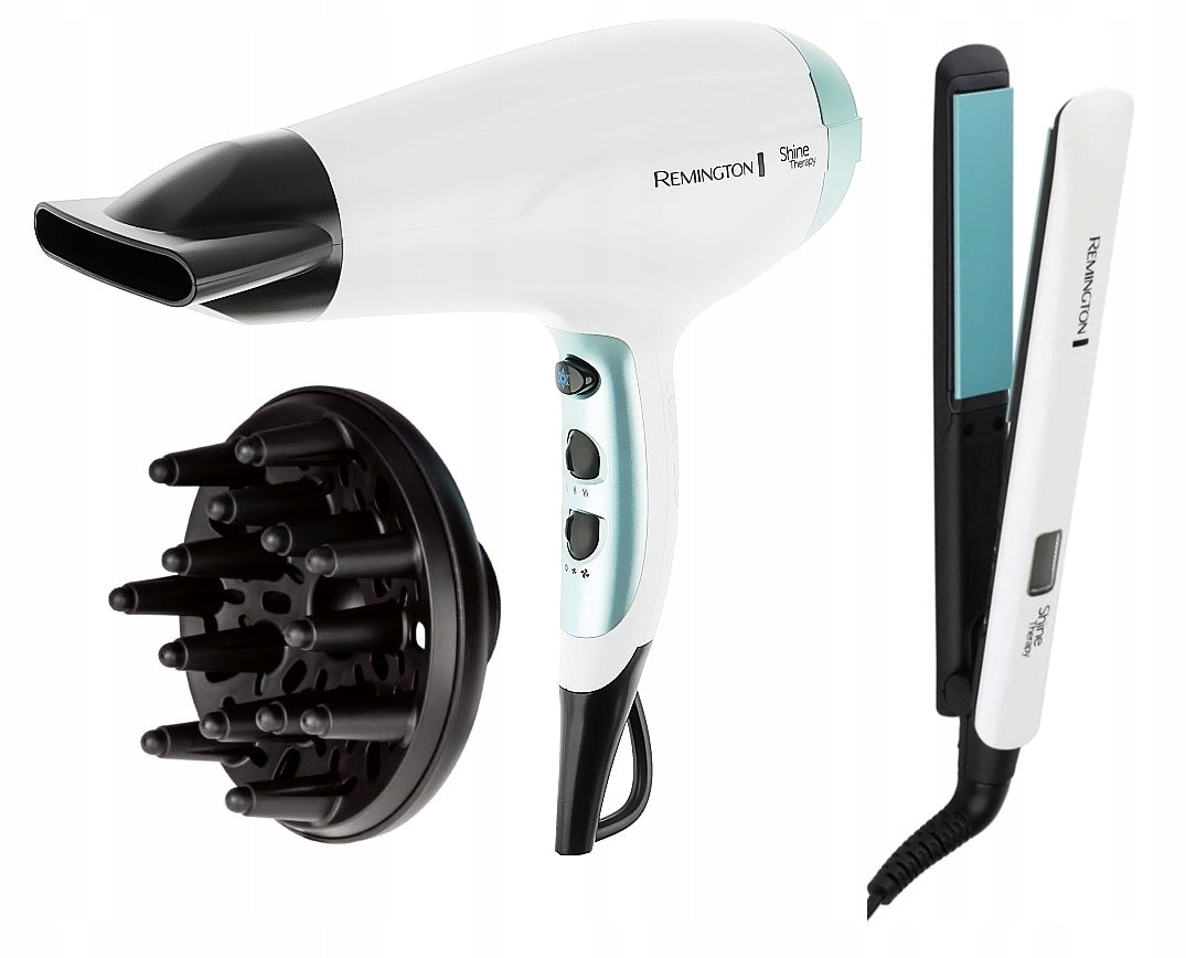 Straightener REMINGTON S8500GP + Hairdryer D5216 Set Manufacturer code S8500GP