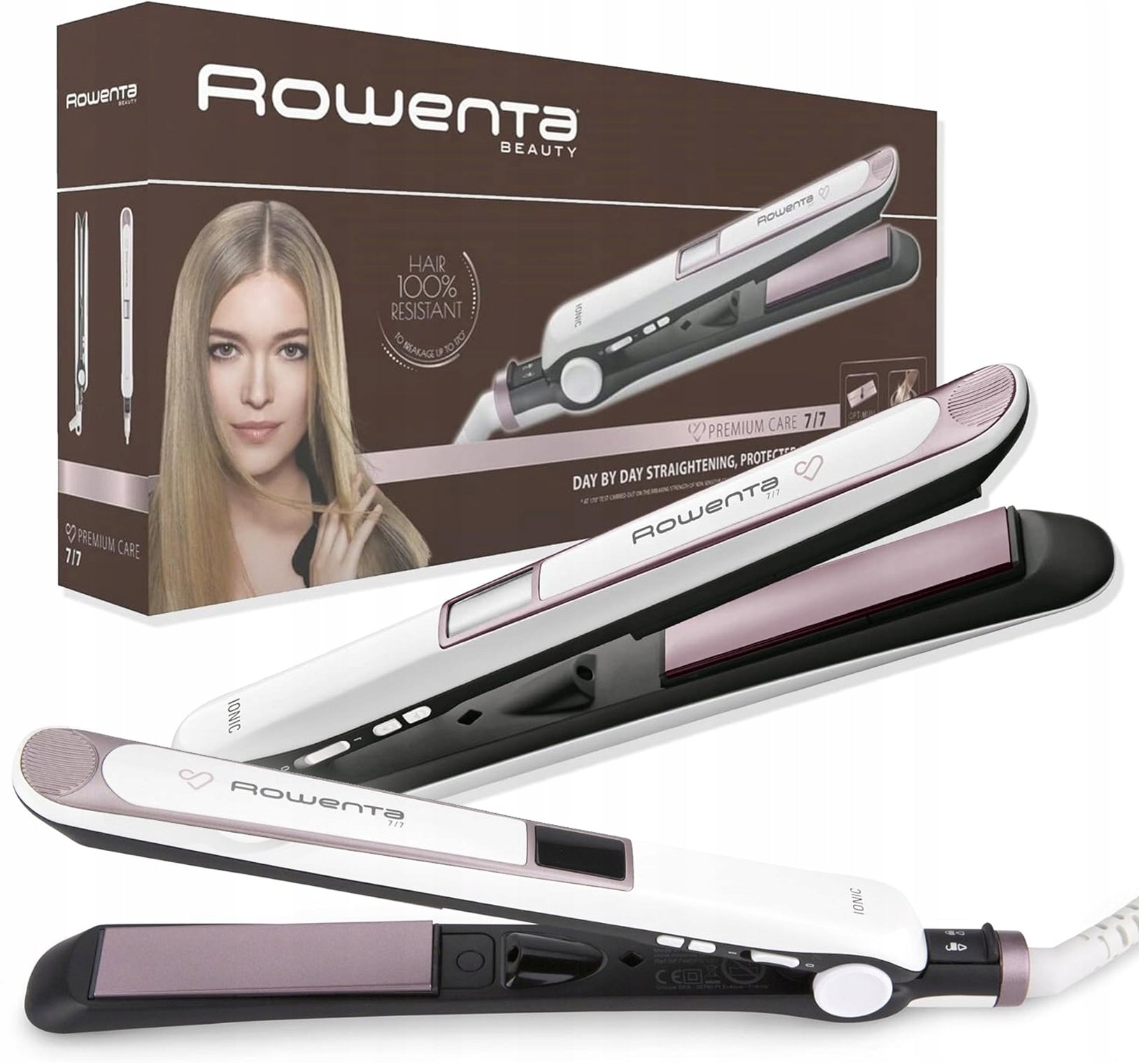 Straightener Rowenta Premium Care SF7460F0 for hair Keratin Ionization