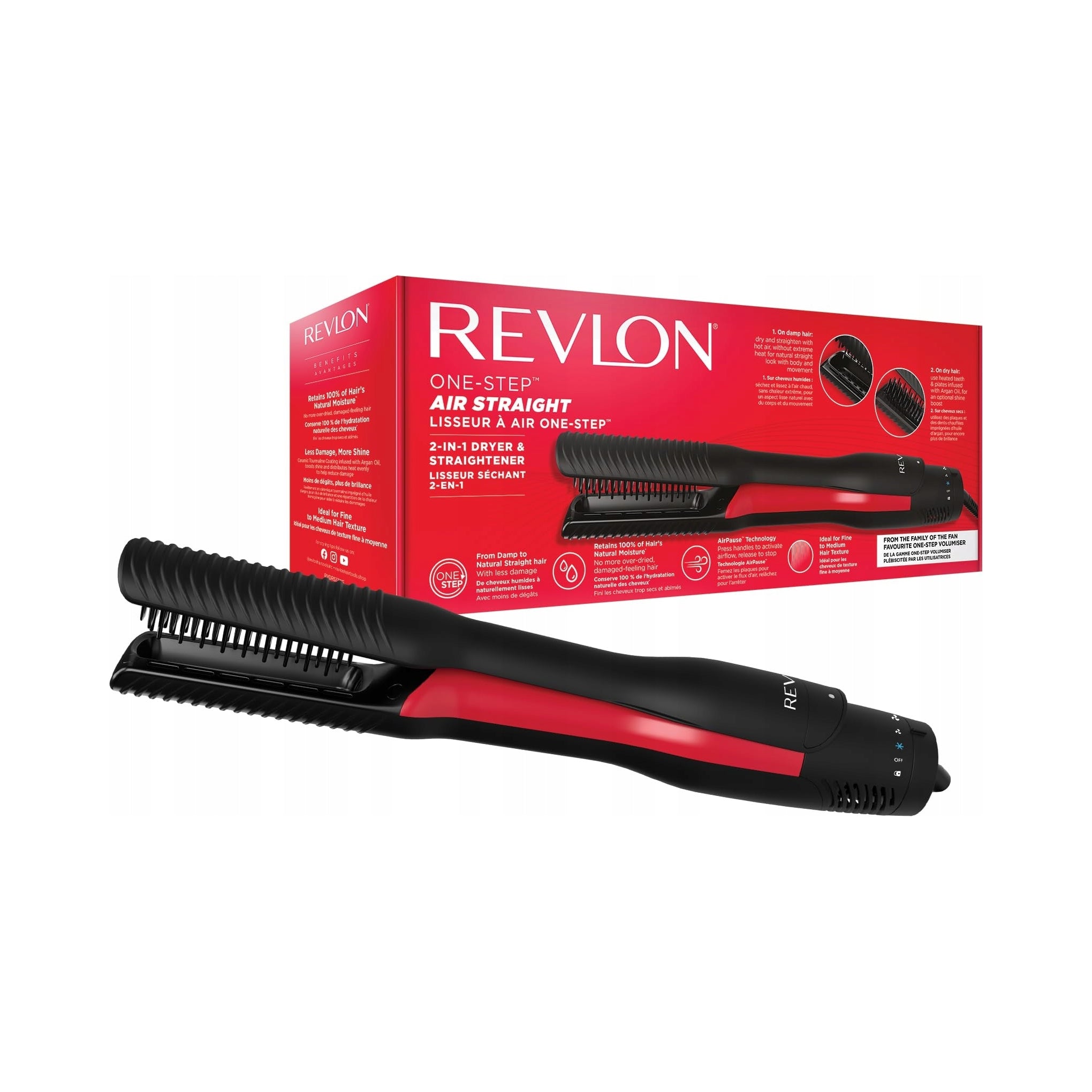 Straightener hair dryer Revlon RVDR5330 One-Step