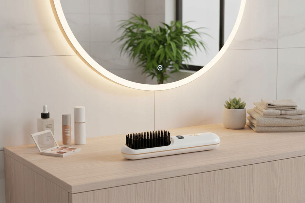 Straightening brush BEAUTYME HSC950W Brand no brand