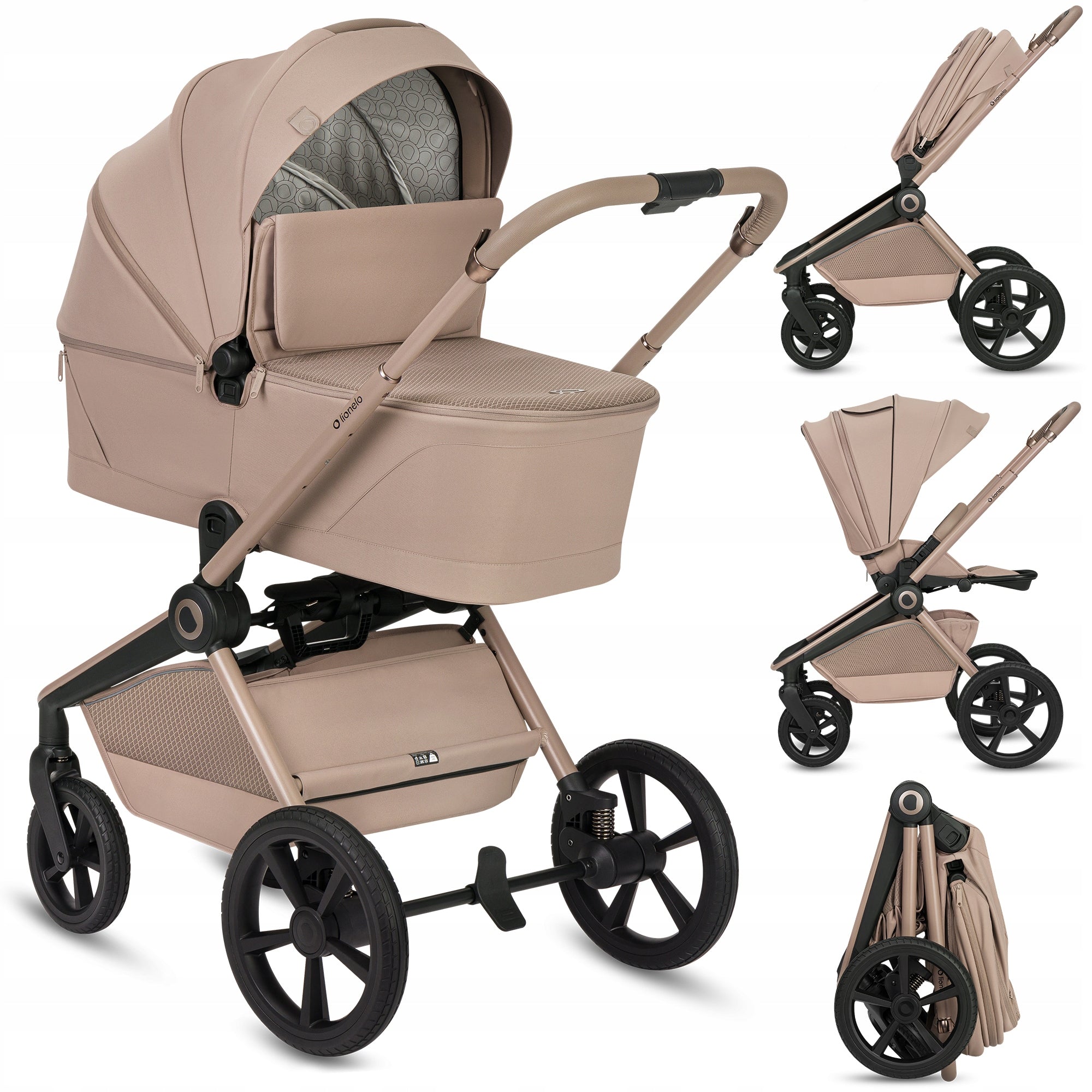 Stroller 3in1 stroller FOLDING gondola seat Lionelo Freya Packaging status original