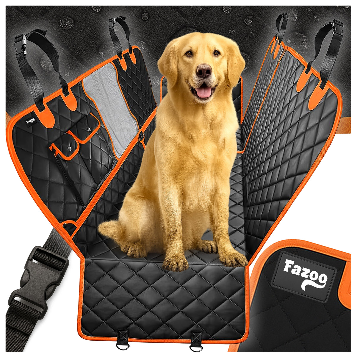Strong Cover Quilted Dog Mat Waterproof Car Seat 135cm