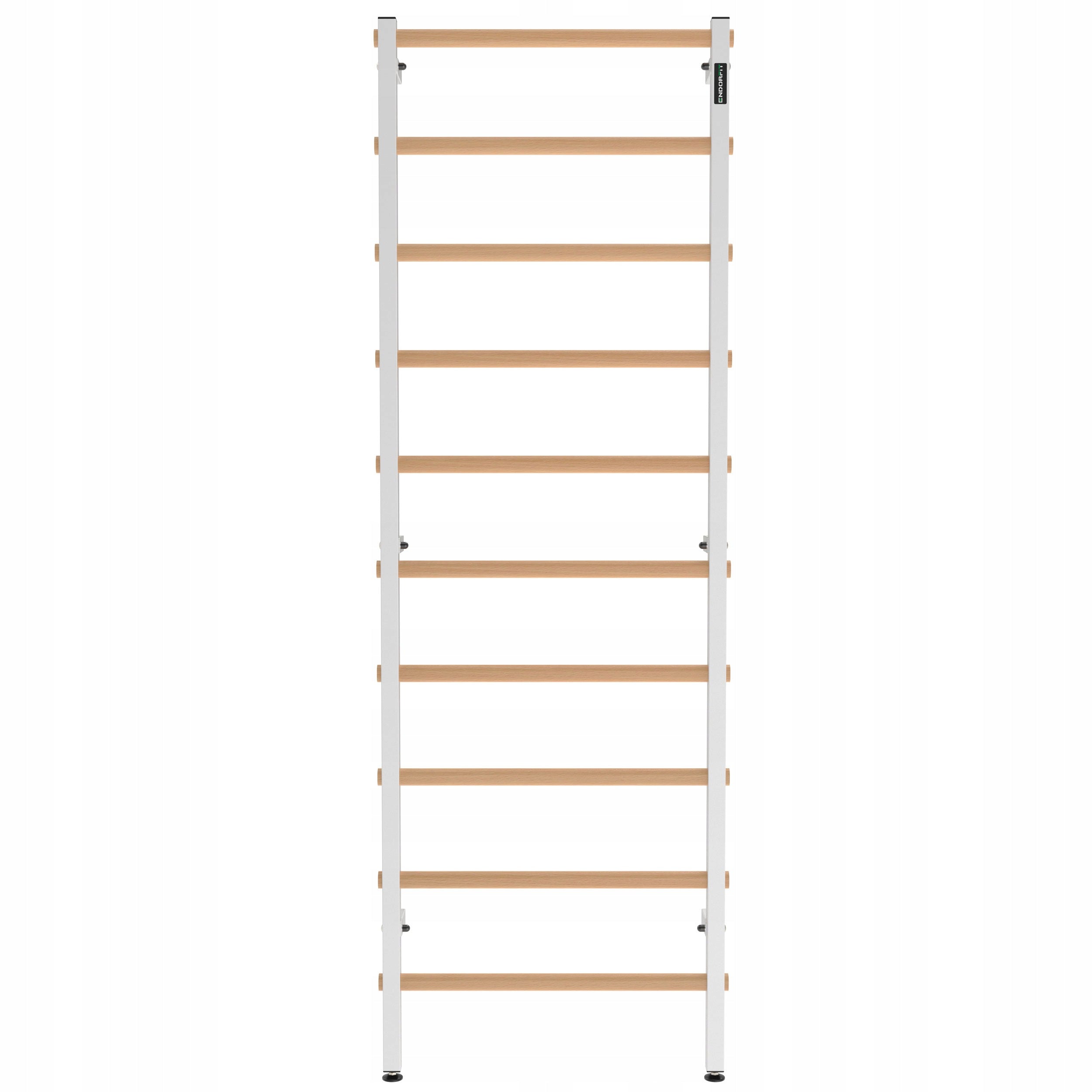 Strong GYMNASTIC LADDER WOOD-METAL 240x75cm, 11 RUNGS | ENDORFIT Manufacturer code EH-DG05 WHITE
