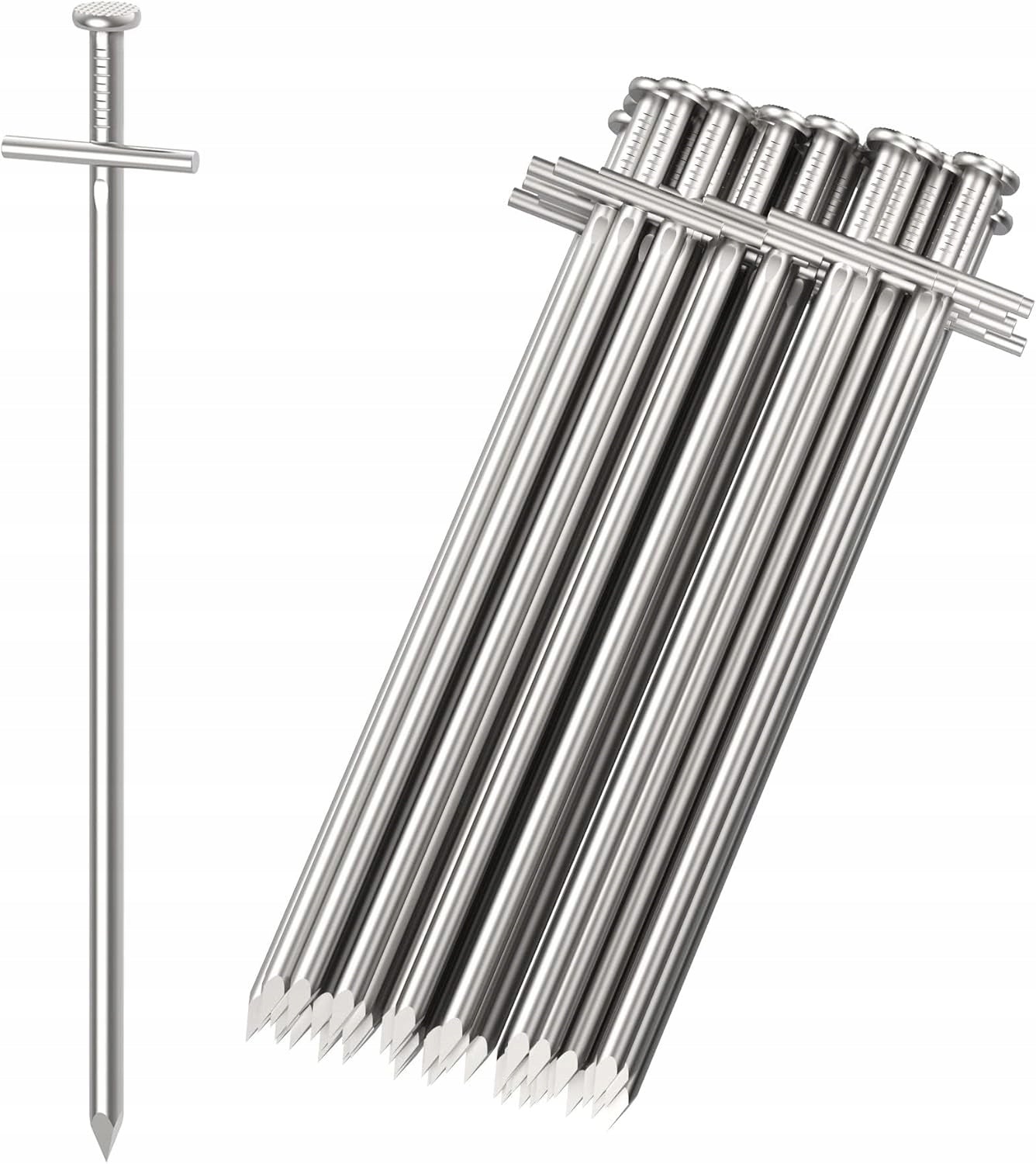 Strong TENT HERRINGS STEEL Tent Pins 23cm 30pcs