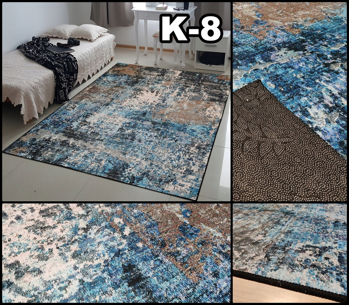 Stylish Carpet Fancy 200x300 Anti-slip Artdeco for room Various Designs! Manufacturer code Print