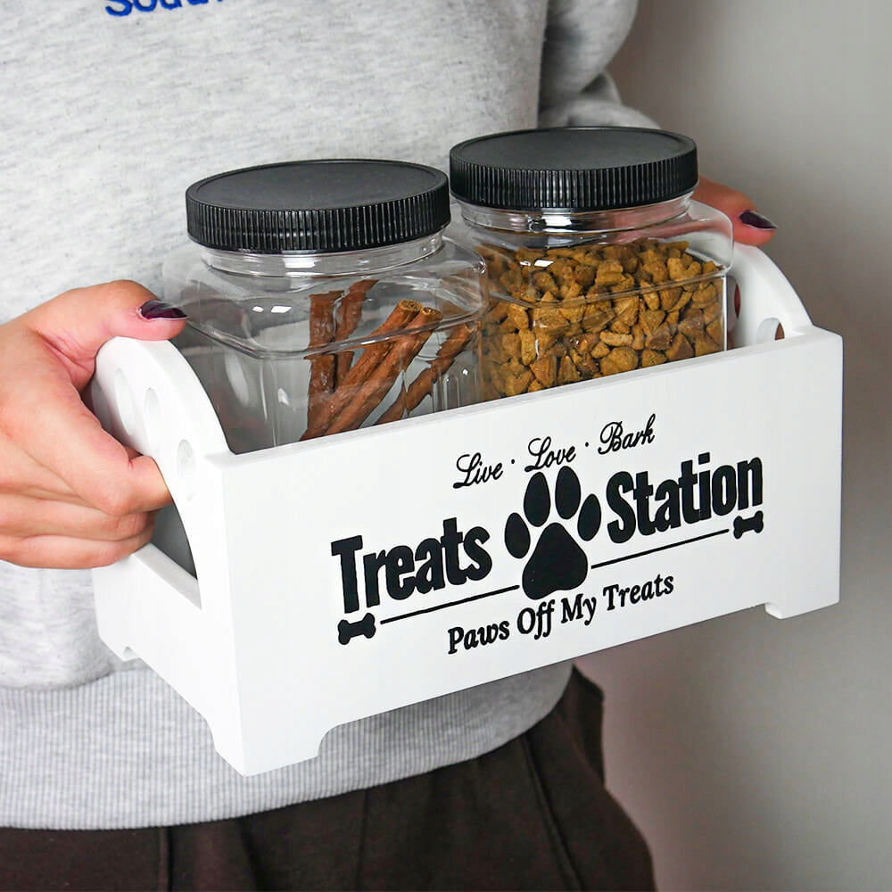 Stylish Dog Treat Organizer - 2 Containers Manufacturer code 12636