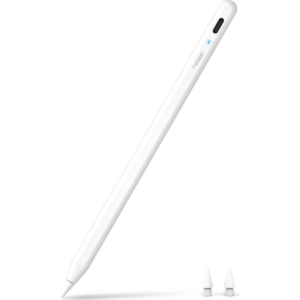 Stylus for iPad Pro Air Mini, Metapen A8, Palm Rejection USB-C Magnetic