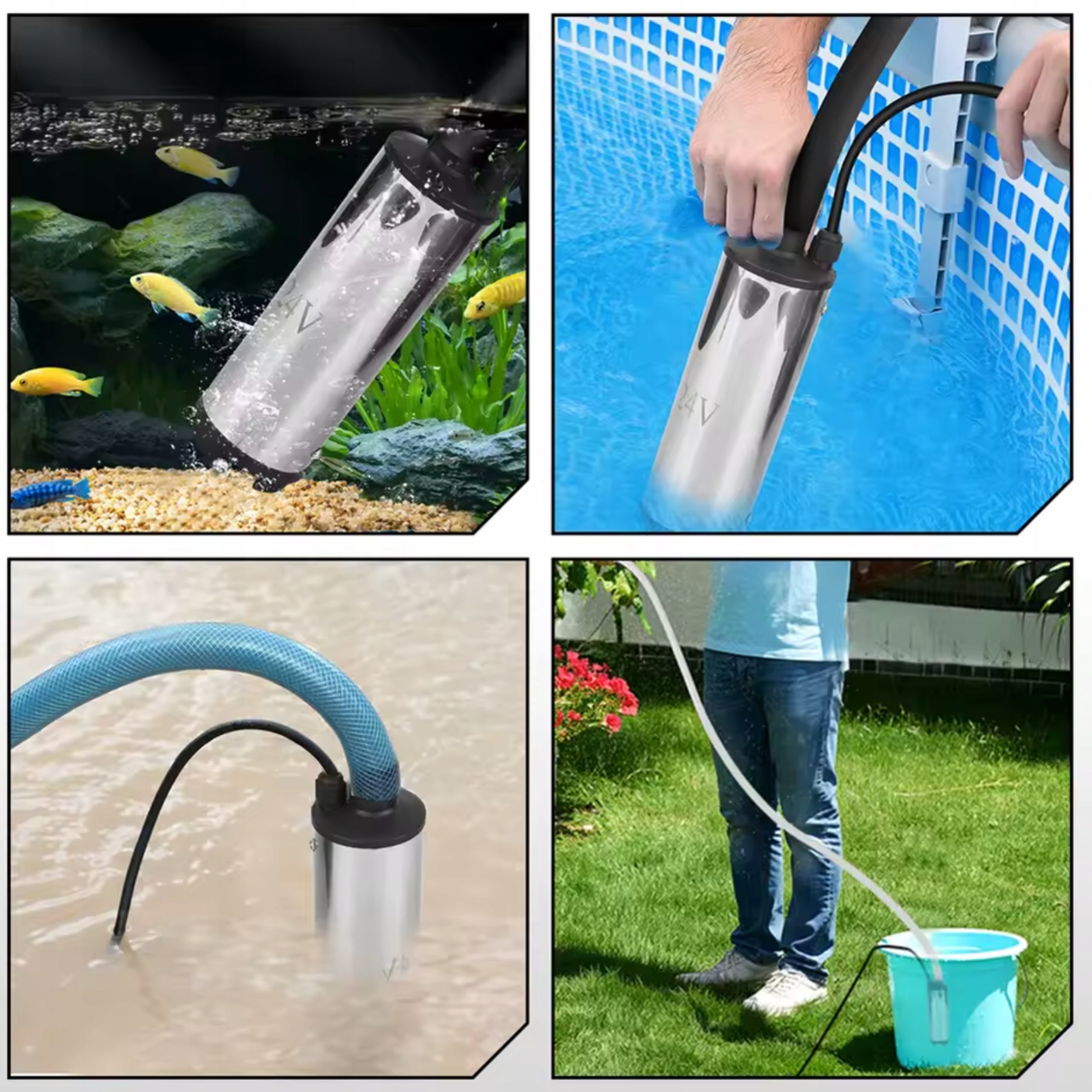 Submersible Pump Cordless Submersible For Dirty Water Filter 4800L/h Manufacturer code Pompa Zanurzeniowa Akumulatorowa Zatapialna