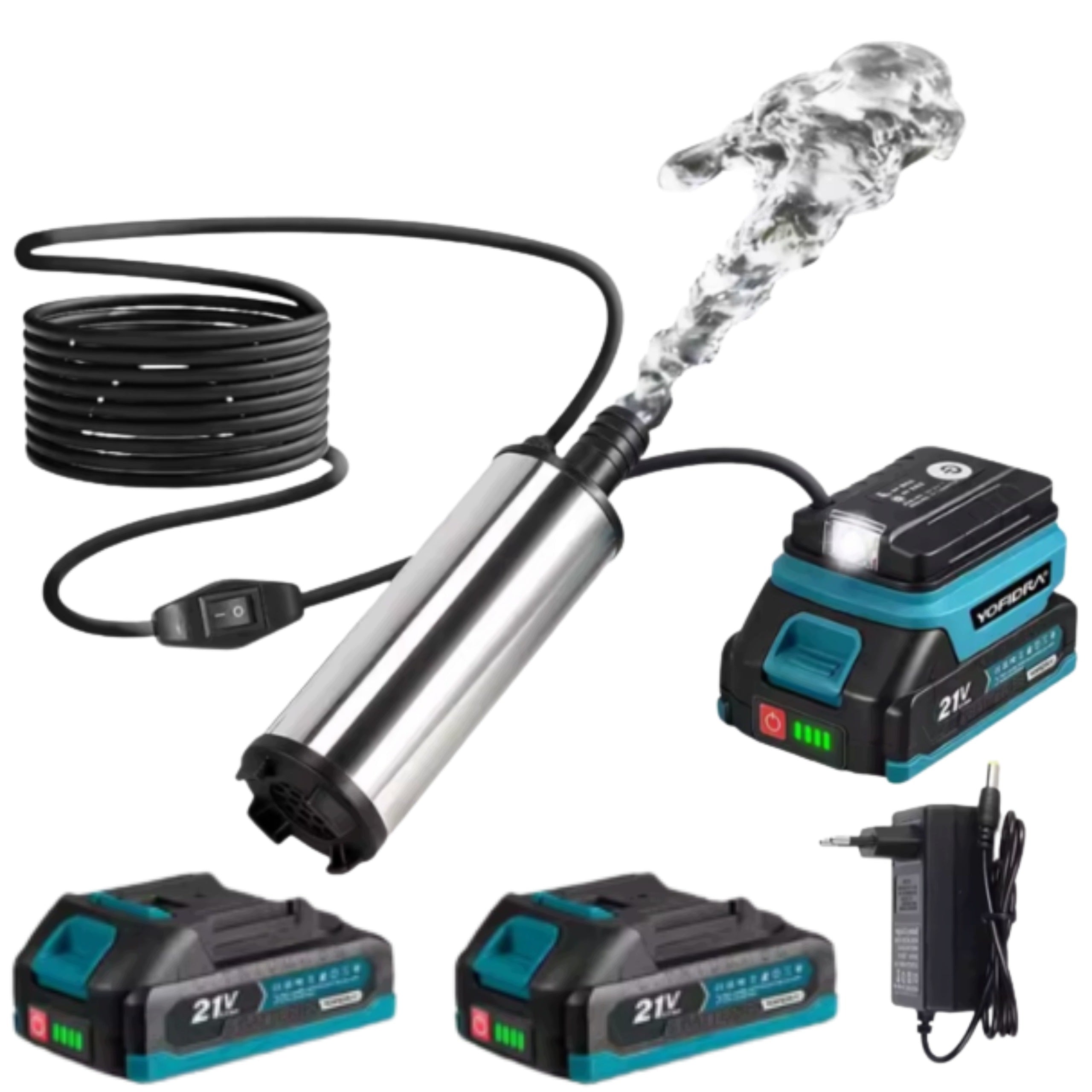 Submersible Pump Cordless Submersible For Dirty Water Filter 4800L/h