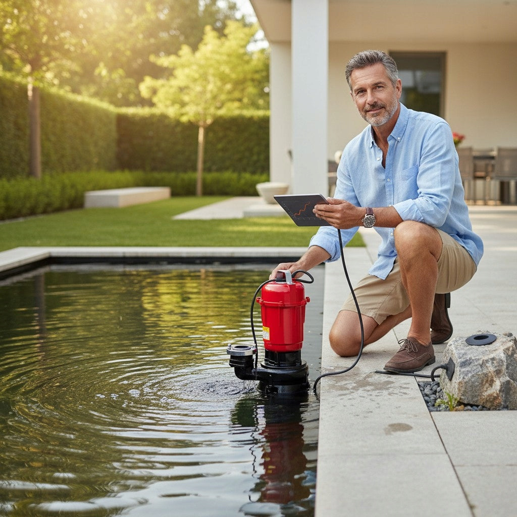 Submersible Pump for Dirty Water Septic Tank 3750W 20000 l/h 28m Maximum pump output 18000 l/h