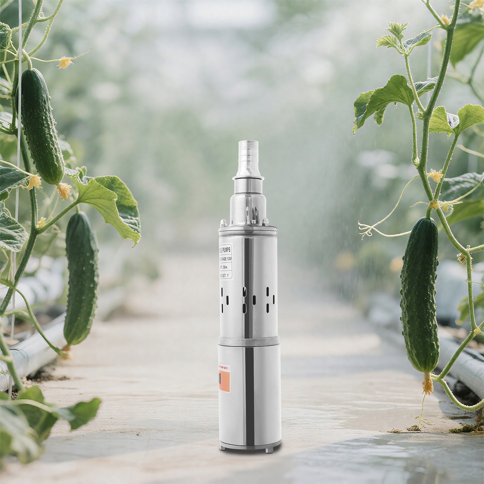 Submersible Water Pump 180W 12V 1.2m³/H 30m Lift Stainless Steel IP68 Pump capacity l/h 1001 - 1600 l/h