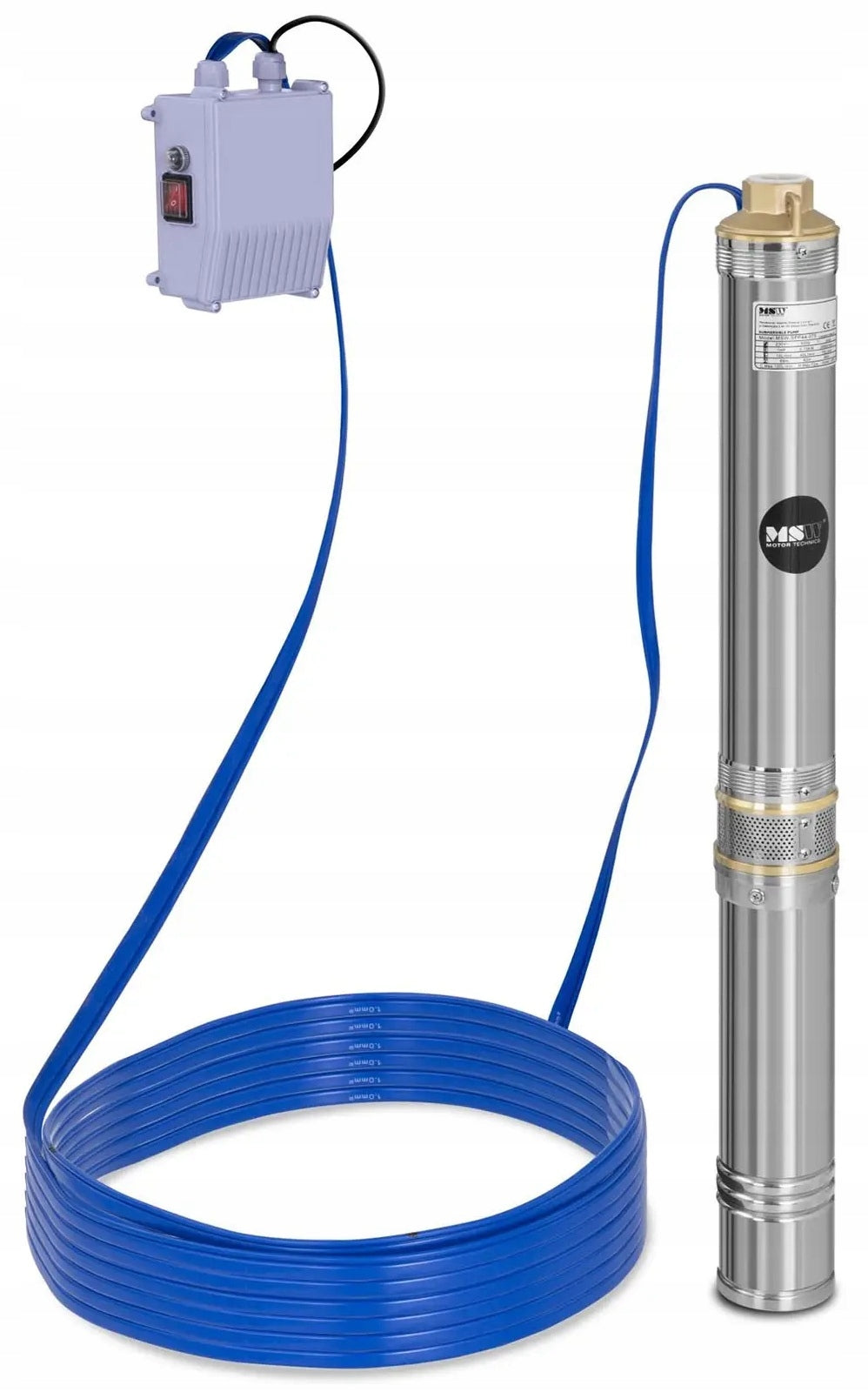 Submersible pump - 95 mm / 3,75'' - 6000 l/h MSW MSW-SPP44-075 10060170