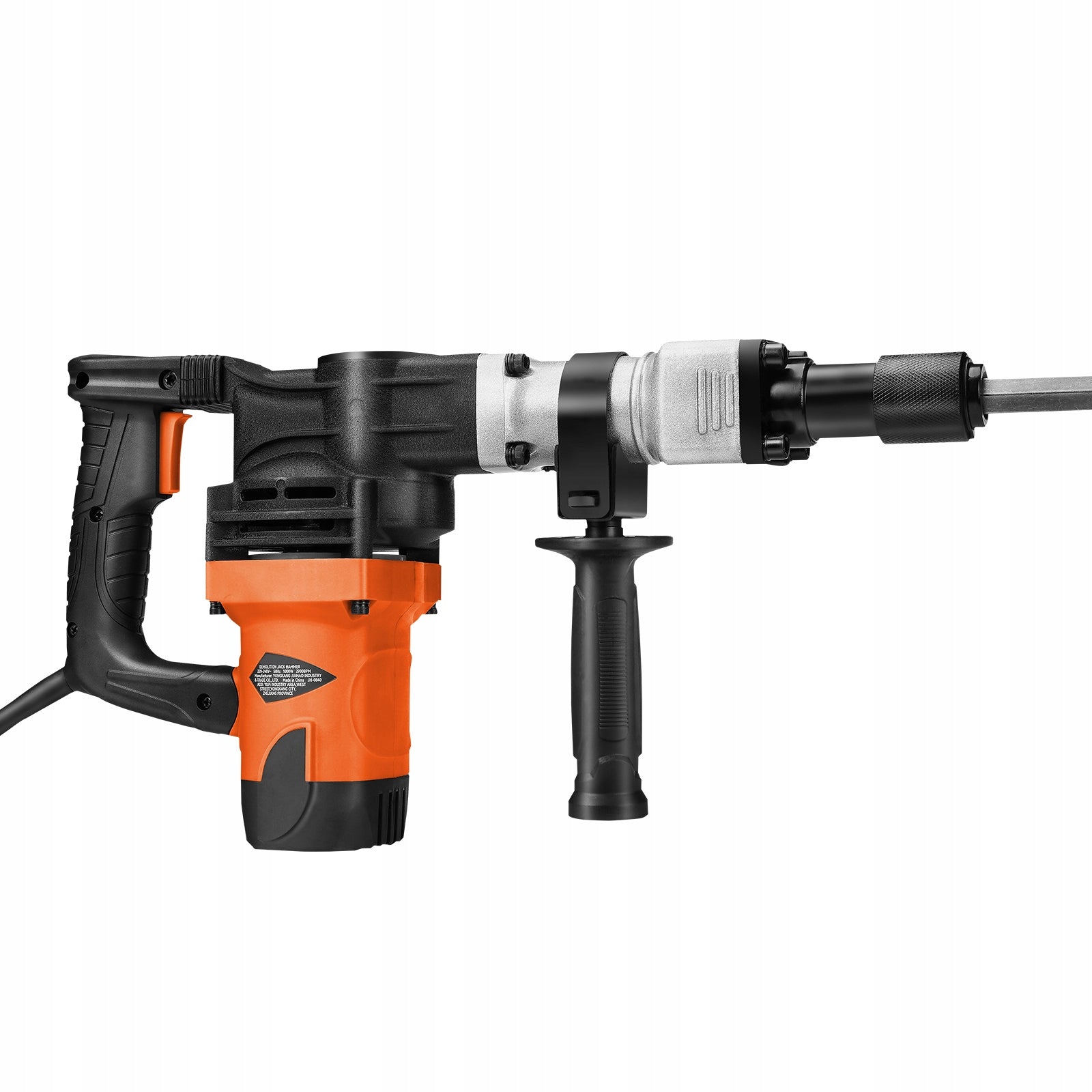 SucceBuy Demolition Hammer 1400W 19J 220V Electric With Shock Absorbing Handle