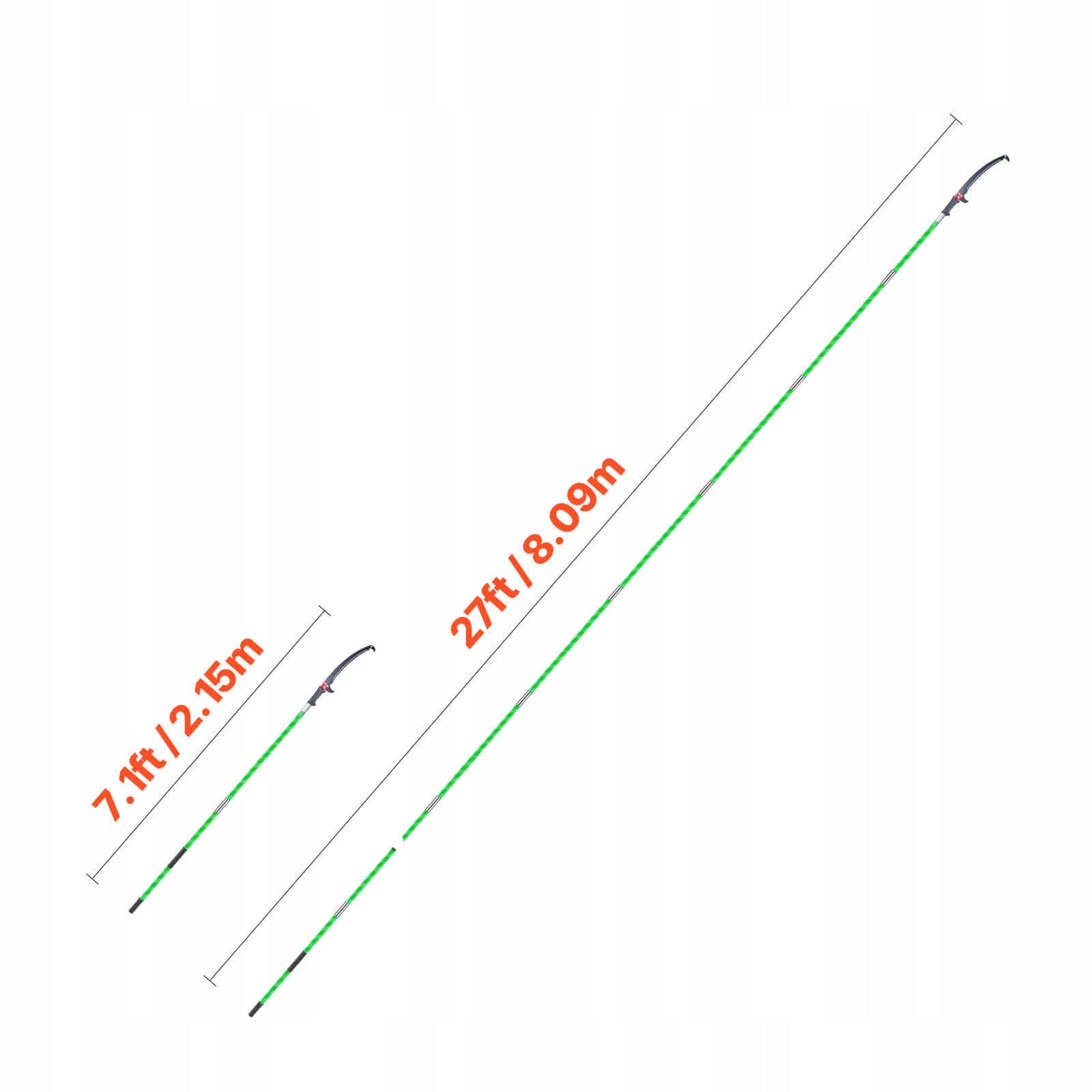 SucceBuy Telescopic Branch Saw2,15-8,09M Double Blades Double Hook Manufacturer code SDXZJBXZZK8MZ