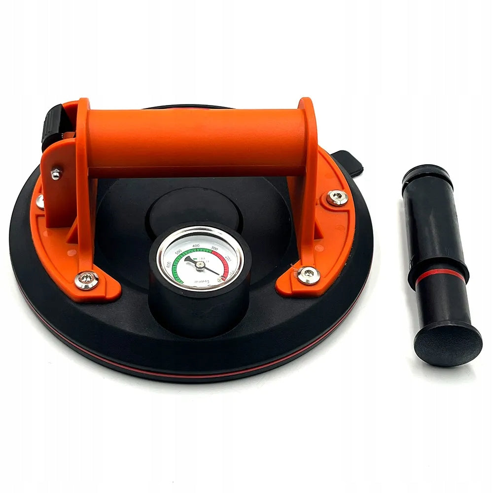 Suction cup with pressure gauge for glass tiles and stoneware 200kg FOR GLASS GLAZE SOLID Packaging status original
