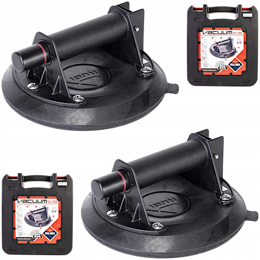 Suction cup with pump for ceramic plates 200mm RUBI 18919 - 2 pcs. + Ball Manufacturer code 18919