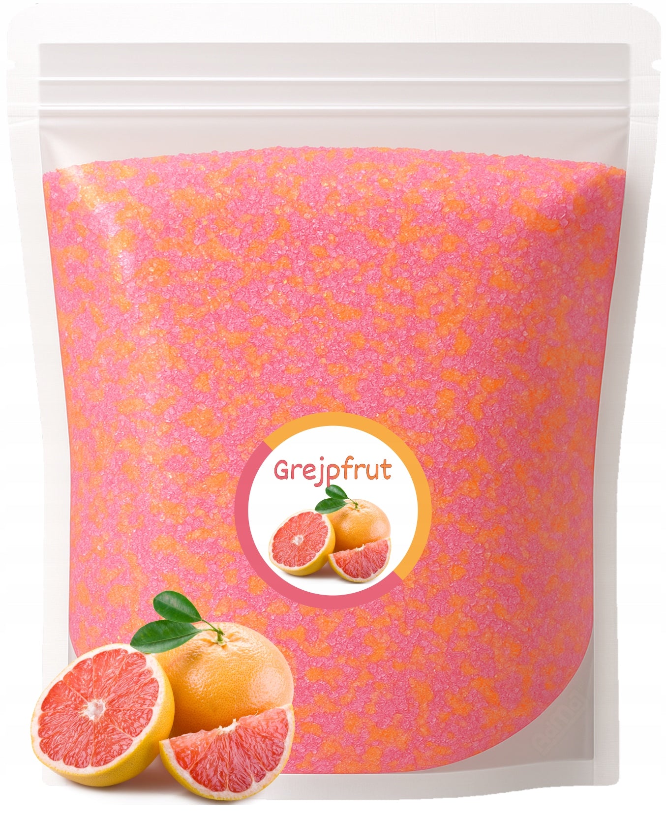 Sugar 5kg Pink and Orange GRAPEFRUIT For Cotton Candy Dry Doypack