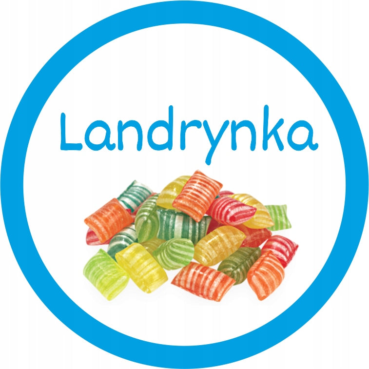 Sugar For Cotton Candy LANDRYNKA 1kg Landrynka Blue Colorful Dry Manufacturer code ADMAJ-CUKIER-1KG-DOYPACK-LANDRYNKA