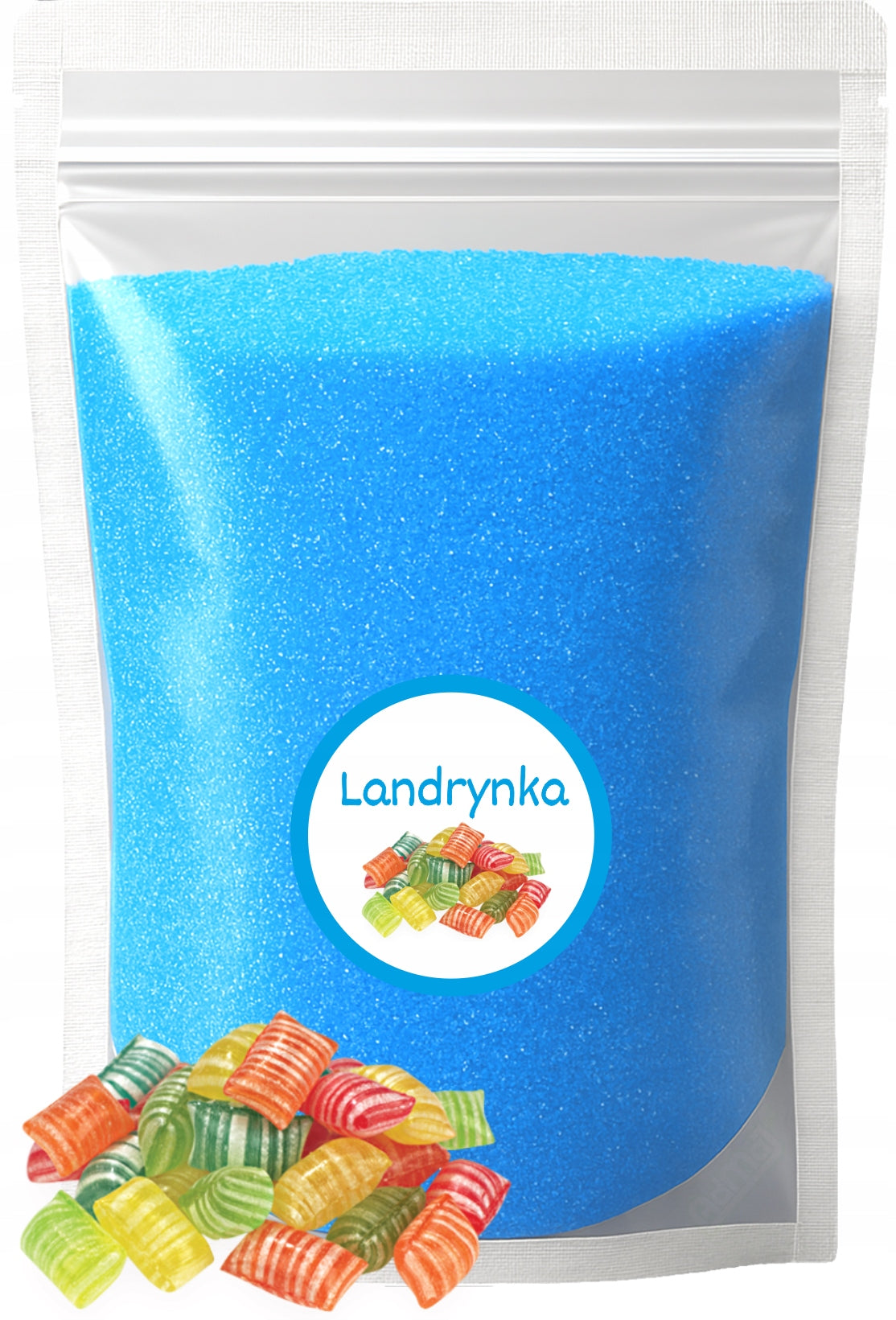 Sugar For Cotton Candy LANDRYNKA 1kg Landrynka Blue Colorful Dry