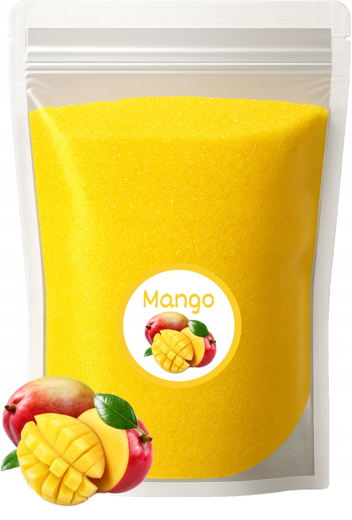 Sugar For Cotton Candy MANGO 1kg Yellow Colorful Flavored Dry For Machine