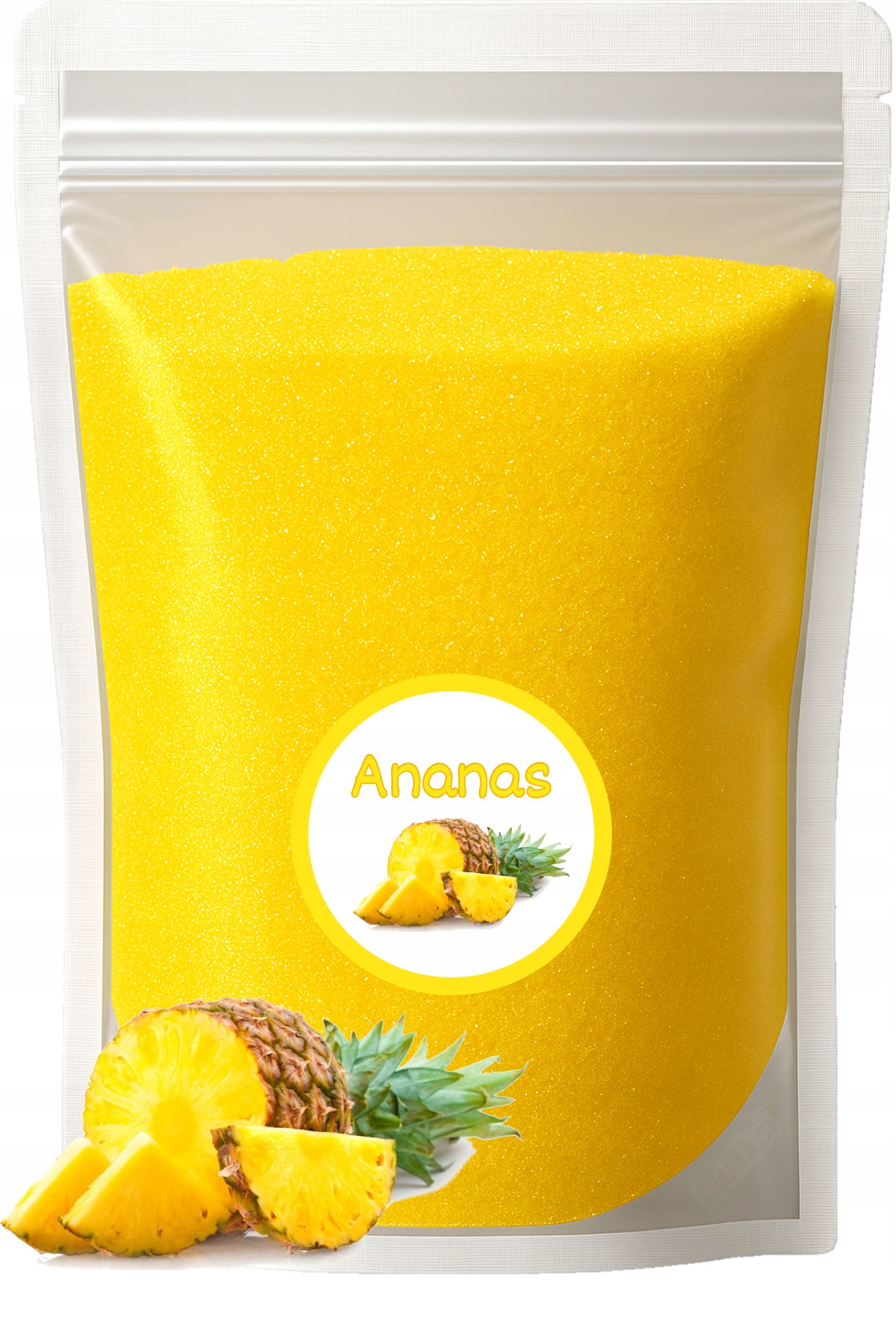 Sugar For Cotton Candy PINEAPPLE 1kg Pineapple Yellow Color Dry For Machine
