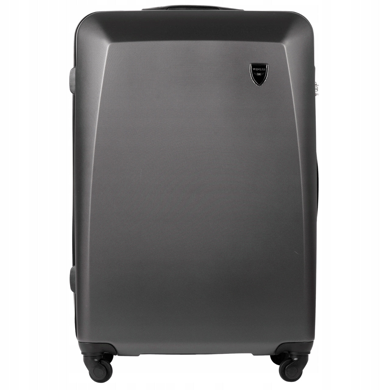 Suitcase WINGS Large travel on Wheels luggage Registered XXL hard GREY