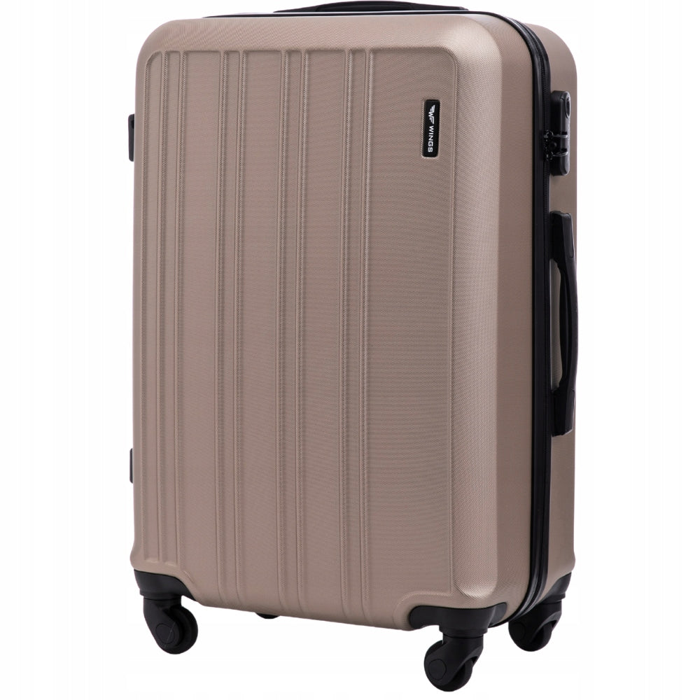 Suitcase XL travel luggage for holidays 4 wheels ABS lock encrypted WINGS