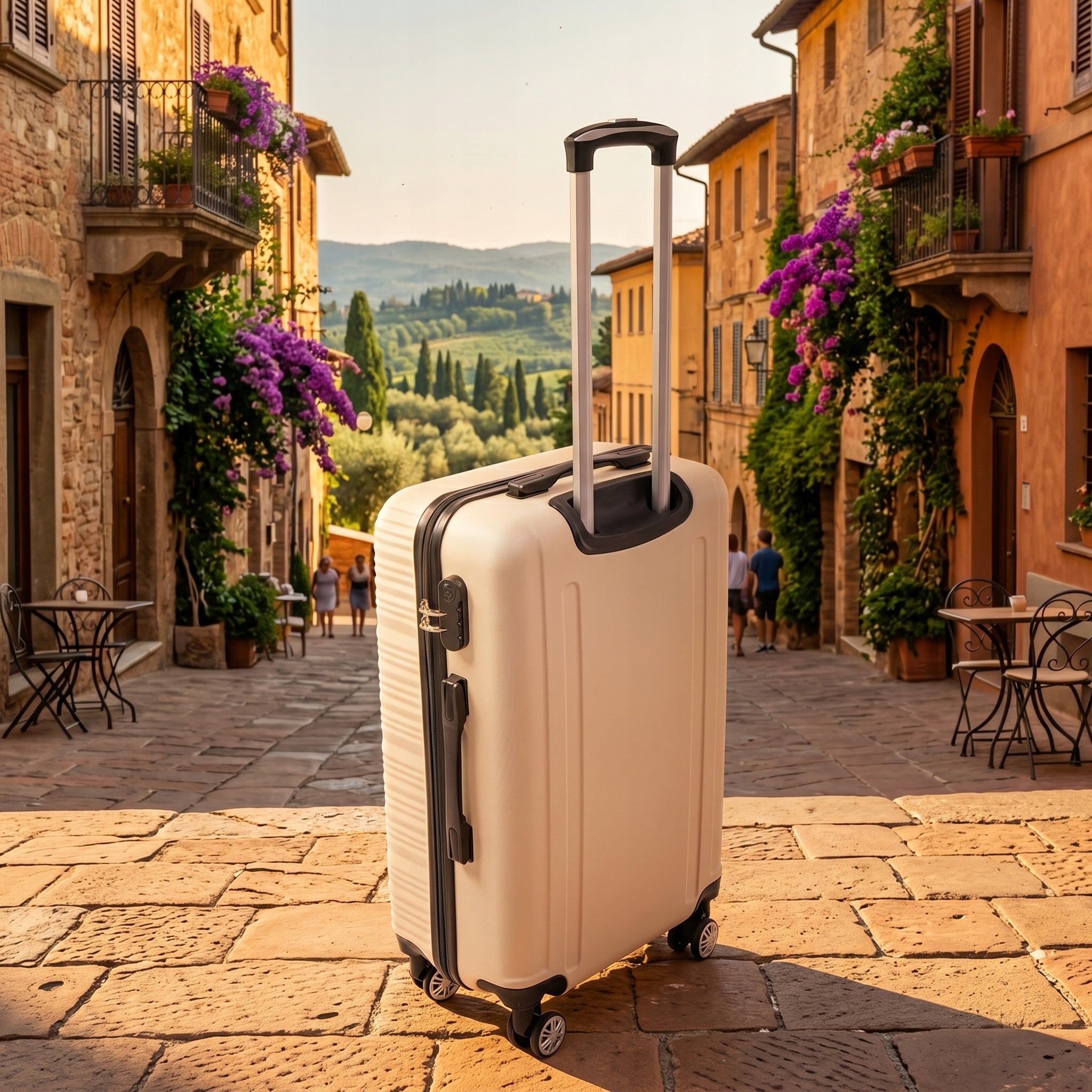 Suitcase large travel wheels luggage 4 double wheels luggage XXL Model 818