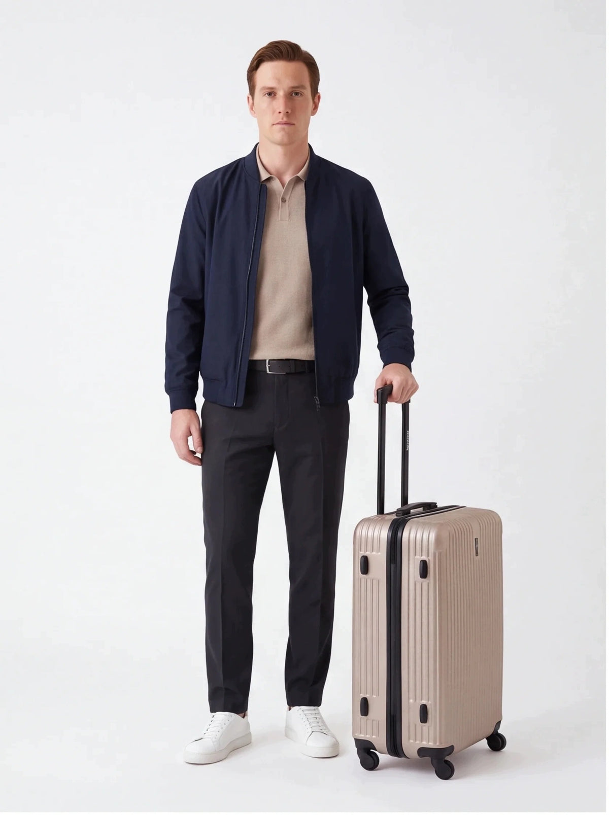 Suitcase set WINGS EGRET 3in1 large medium cabin ABS+ on wheels 360 Packaging status original