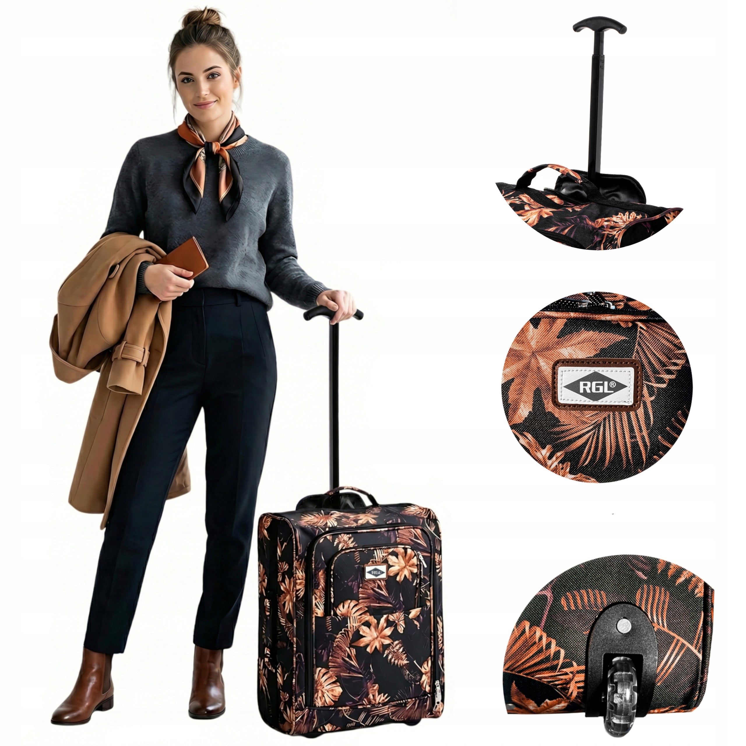 Suitcase travel bag carry-on luggage RYANAIR 55x40x20