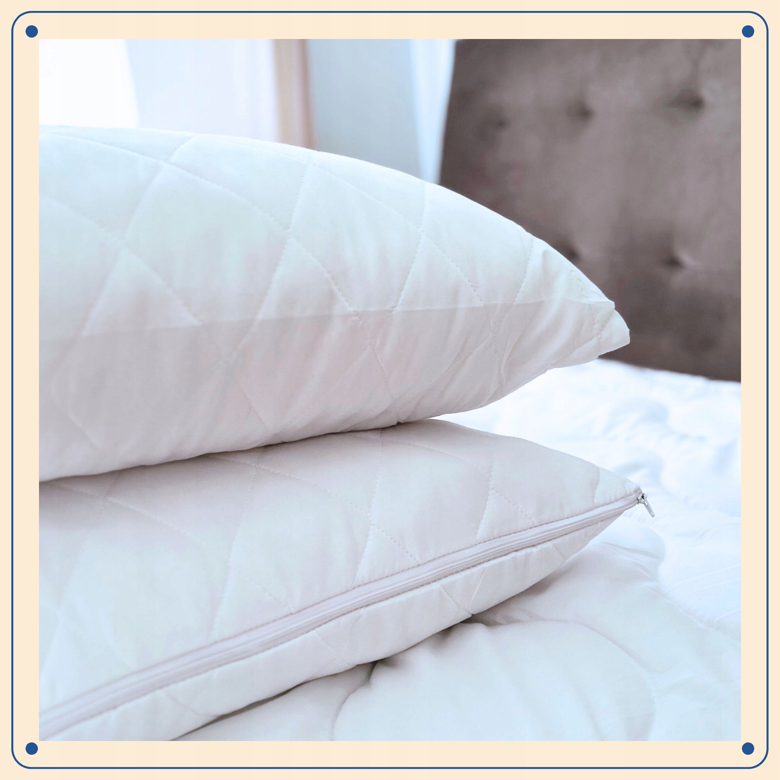 Summer Quilt Anti-Allergic Set 200x220 + 2 Cushions 70x80 Premium Product width 200 cm