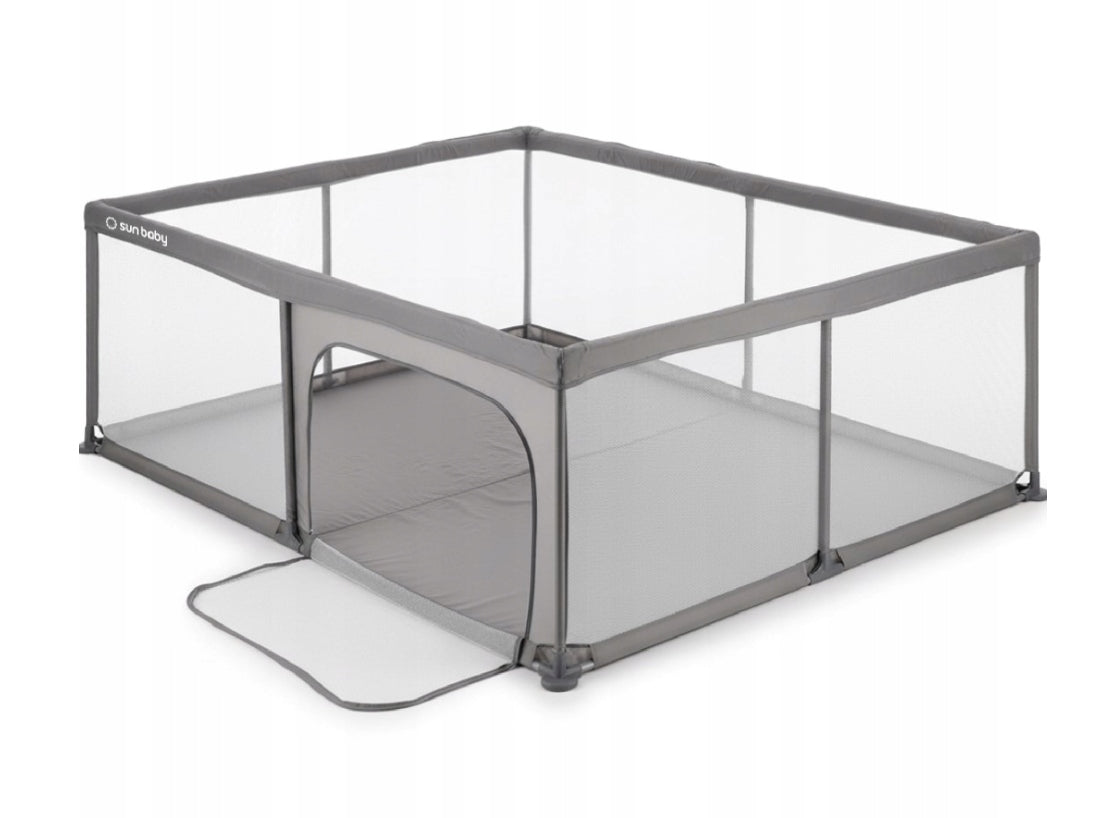 Sun Baby Baby playpen 150 x 200 x 68 cm - grey 354704